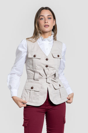 Chaleco Manuela Hueso