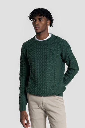 Jersey Punto Trenzado Botella