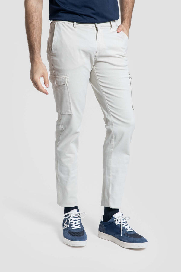 Pantalón Cargo Hueso