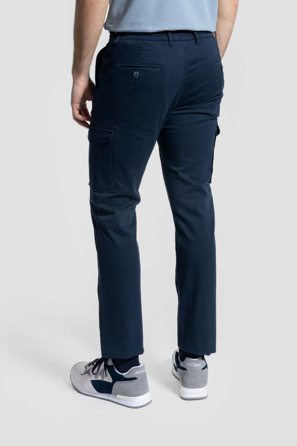 Pantalón Cargo Azul Marino Hombre