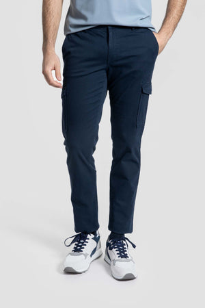 Pantalón Cargo Azul Marino Hombre