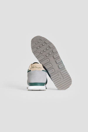 Zapatillas Hombre Gris con Verde