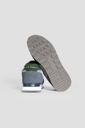 Zapatillas Deportivas Verde Kaki con Azul