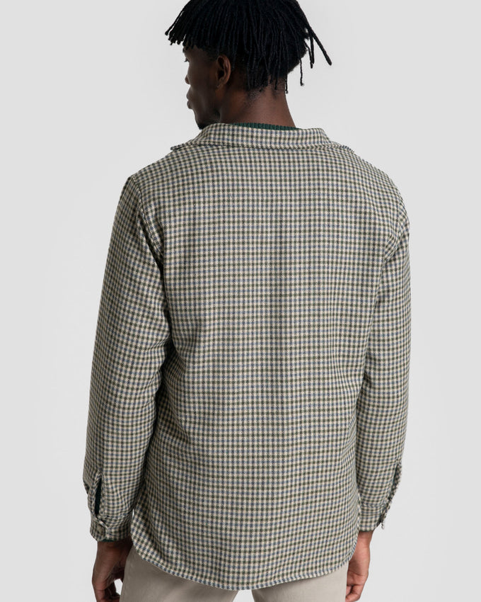 Sobrecamisa Cuadros Kaki