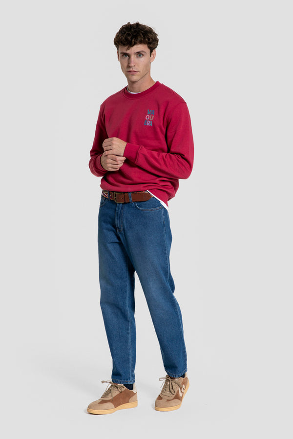 Sudadera Fucsia Algodón Orgánico