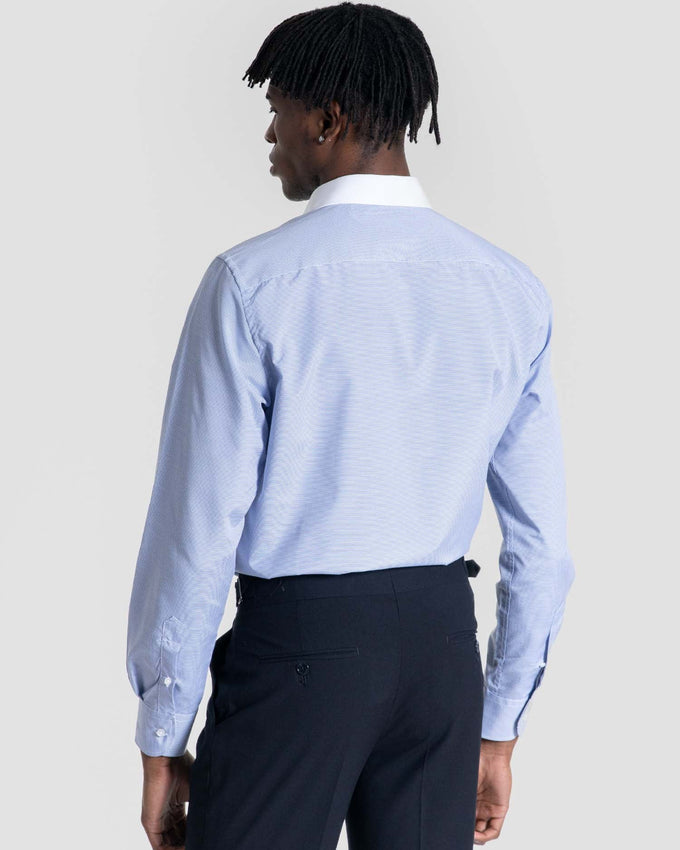 Camisa de Vestir Gola Branca