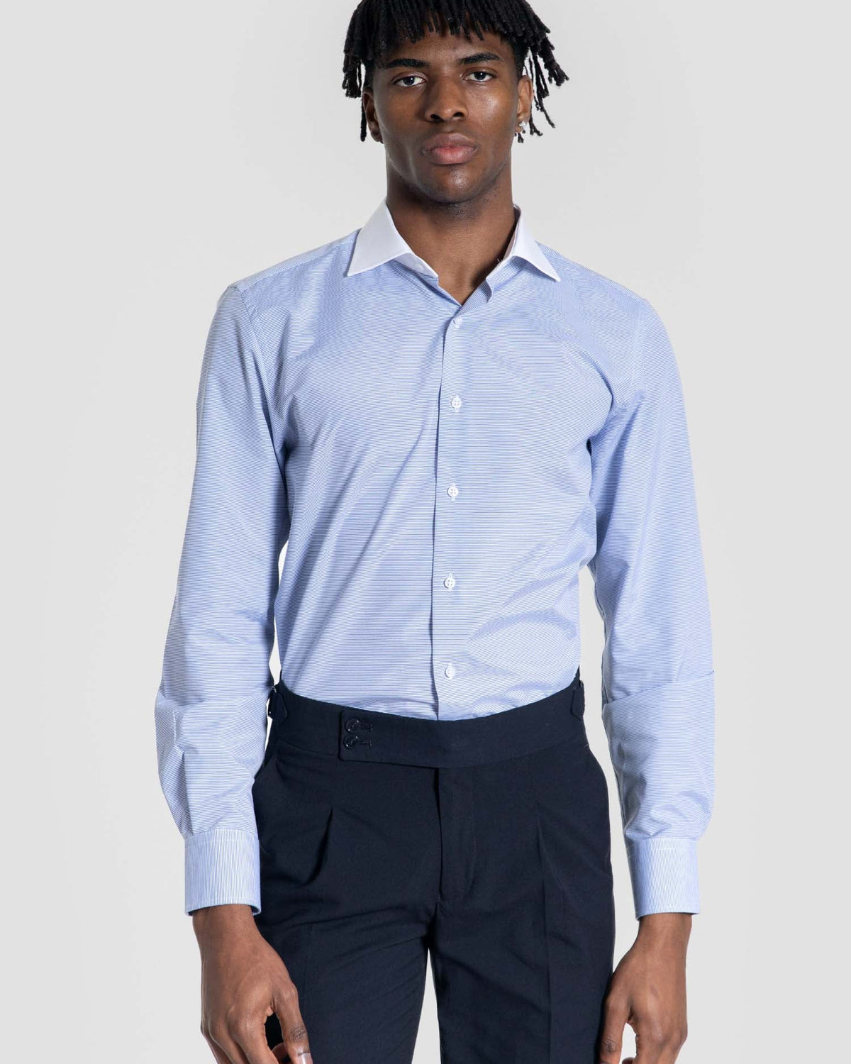 White Collar Dress Shirt