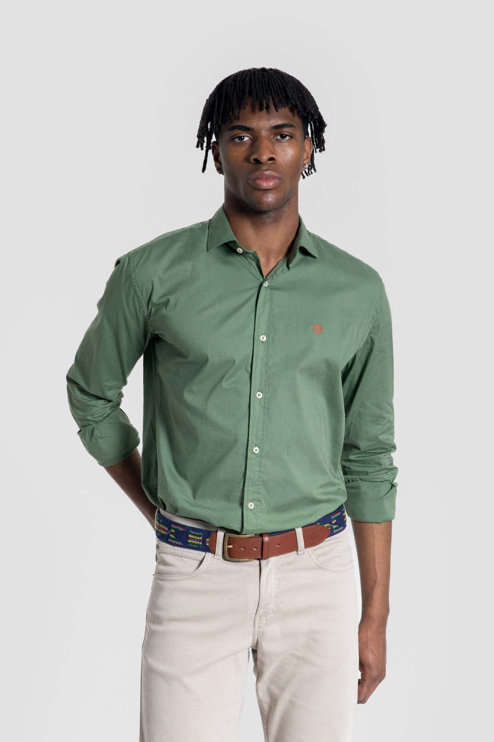 Camisa Casual Verde