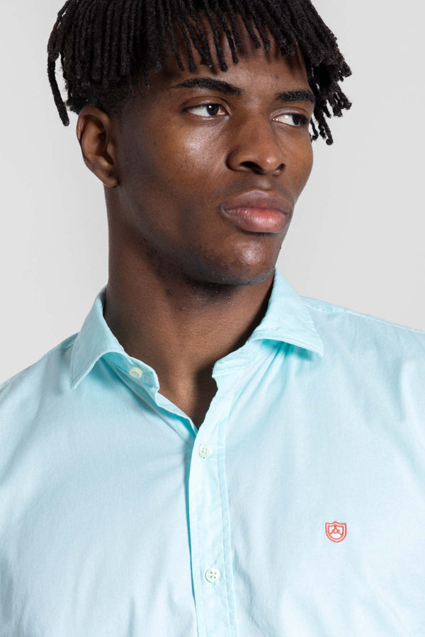 Camisa regular fit menta