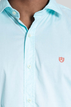 Camisa regular fit menta