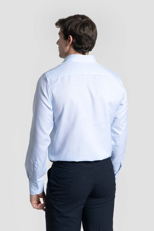 Camisa de Vestir Celeste