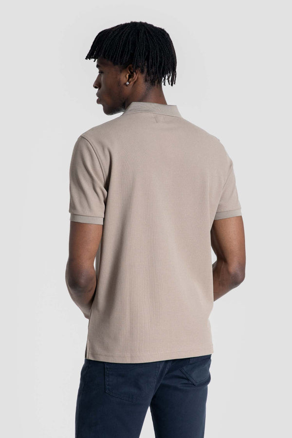 Polo Escudo Taupe