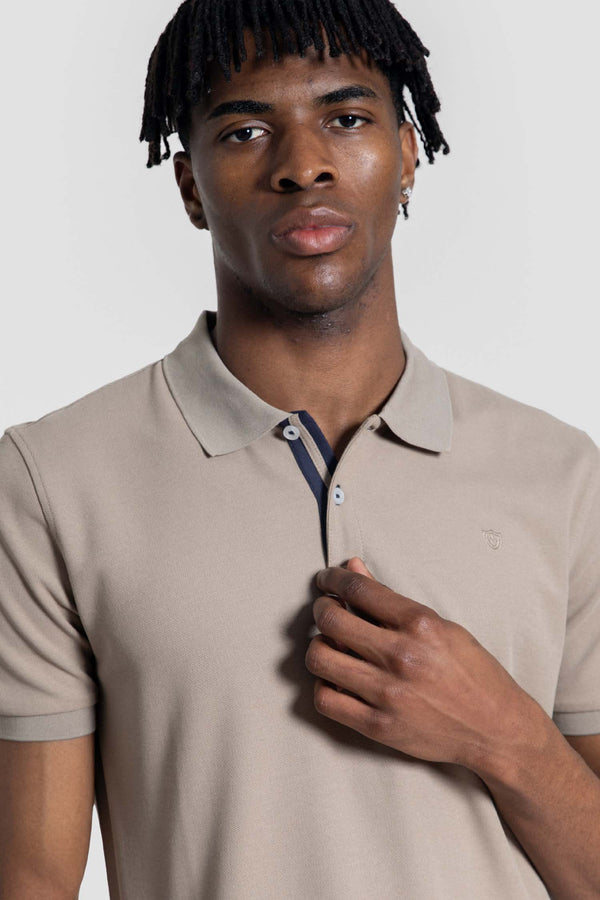 Polo Escudo Taupe