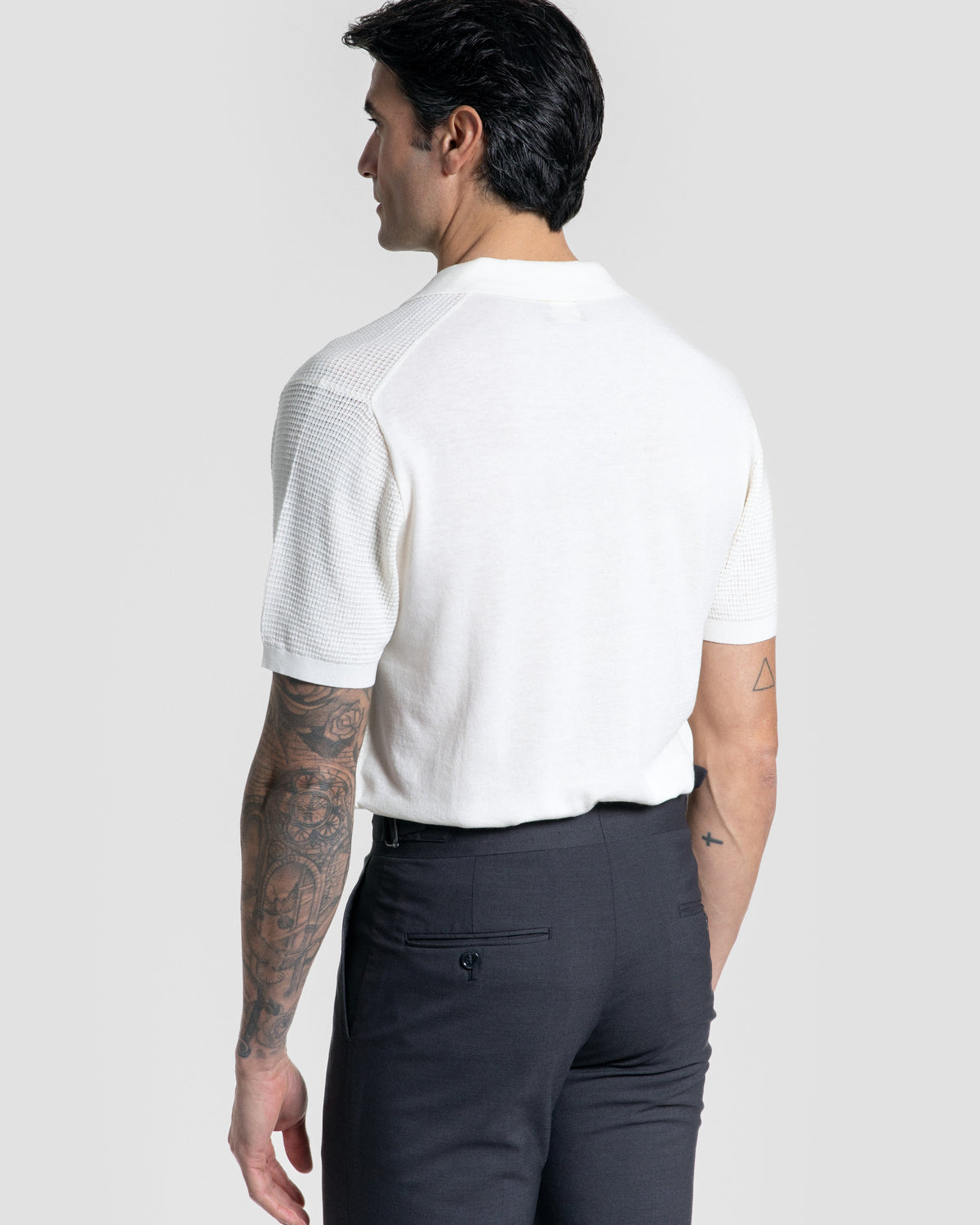 Structured Knit Polo
