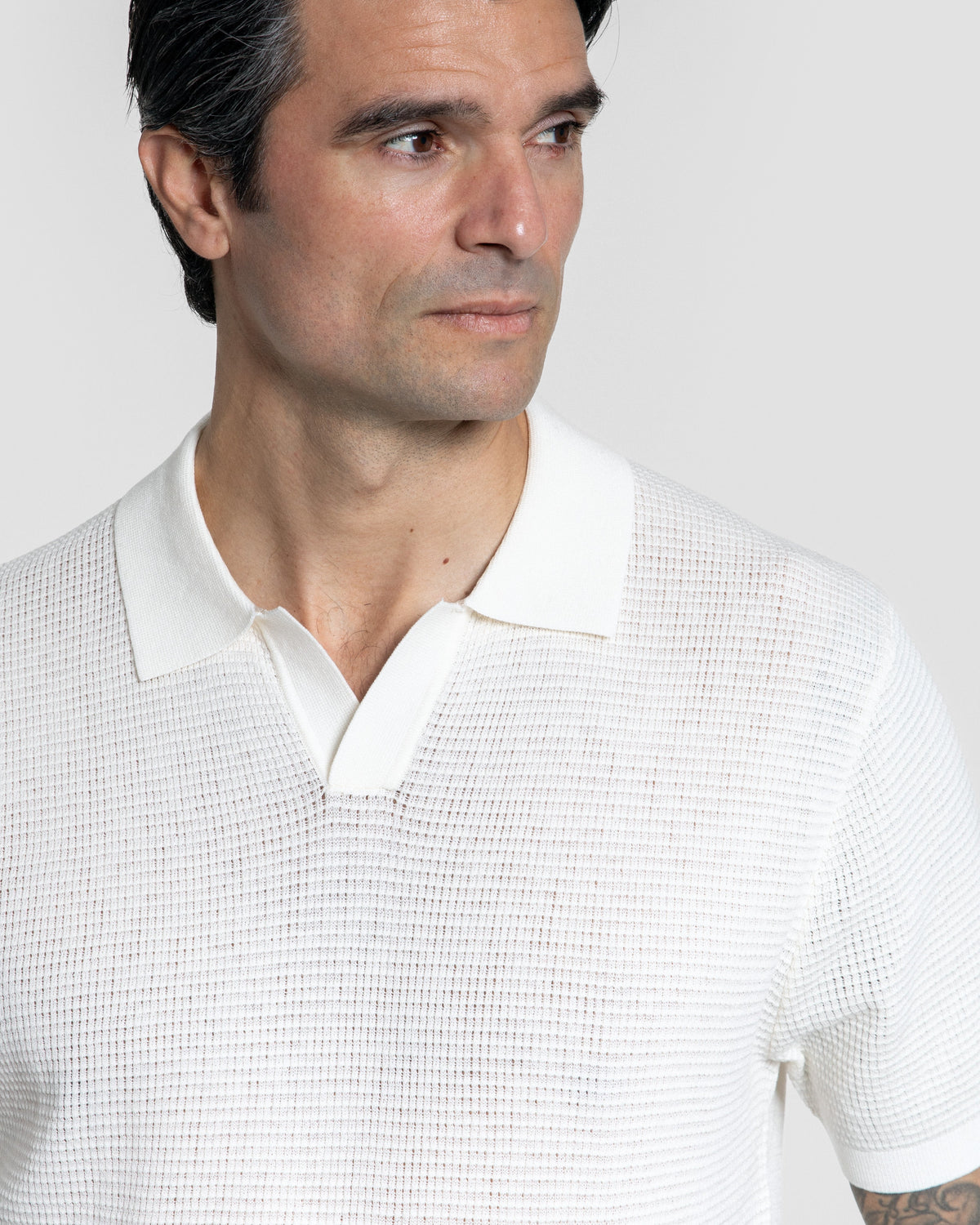 Structured Knit Polo