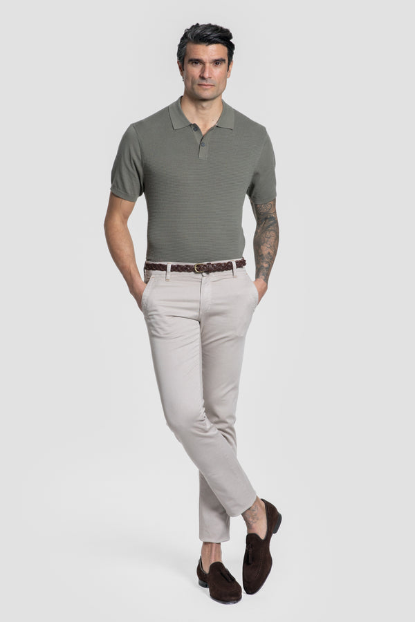 Polo de punto estructura