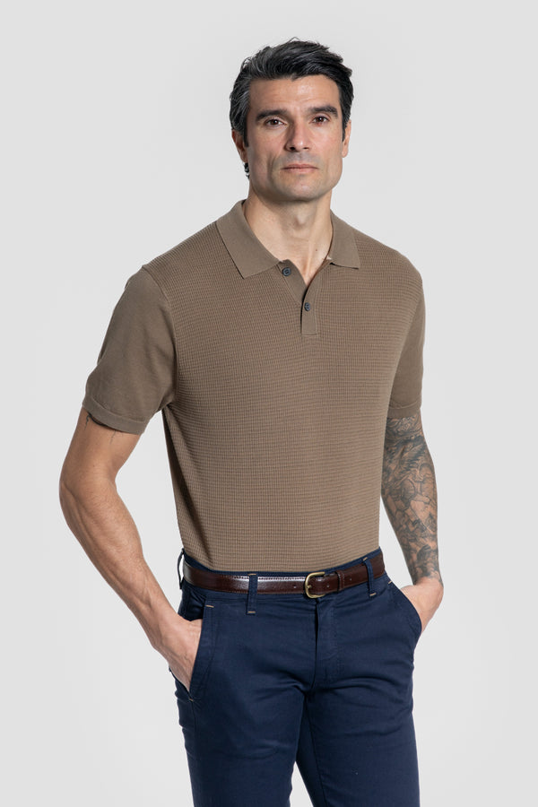 Polo de punto estructura