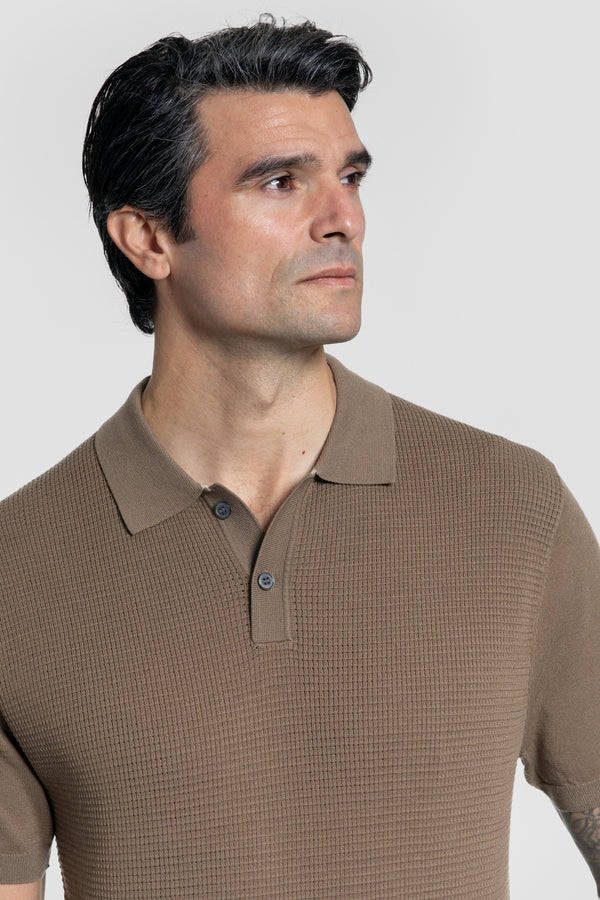 Polo de punto estructura