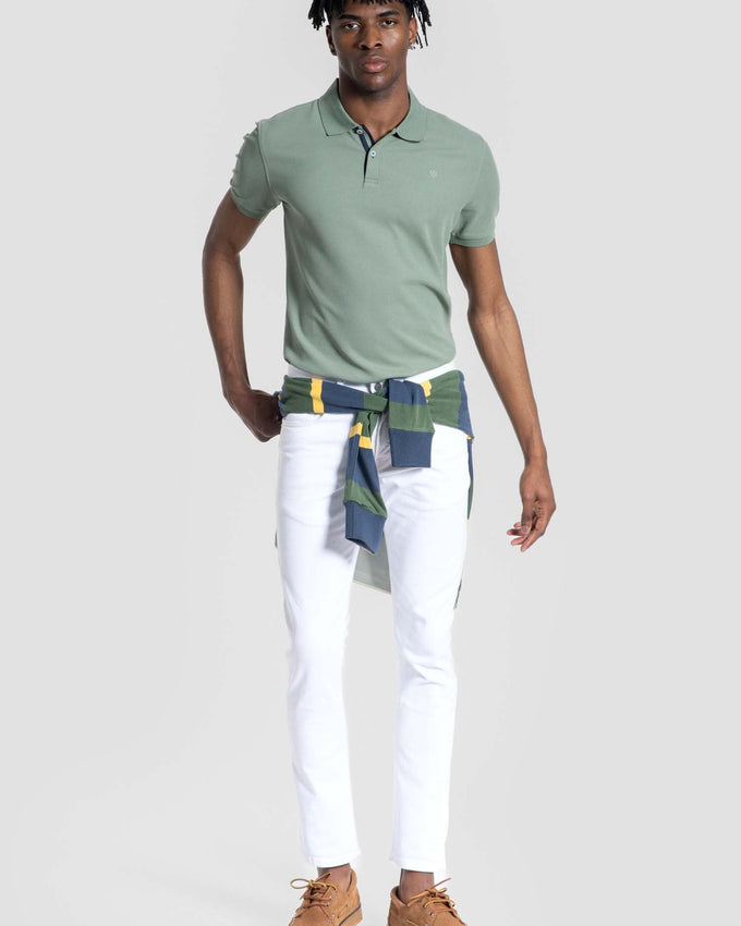 Pantalón Cinco Bolsillos Blanco