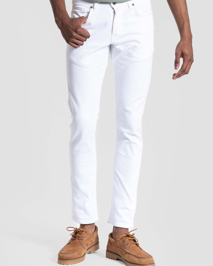 Pantalón Cinco Bolsillos Blanco