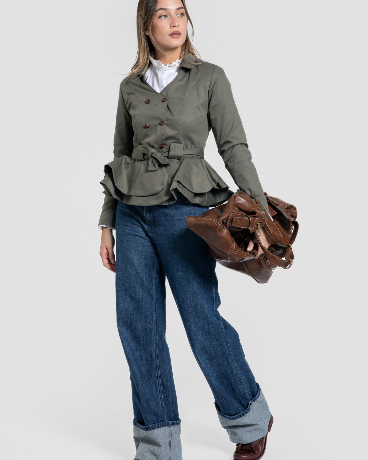 Chaqueta Peplum