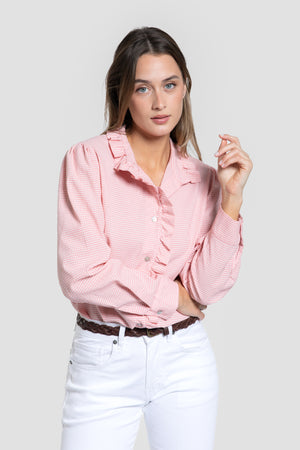 Blusa Cuadros Vichy Maquillaje