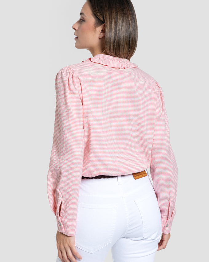 Blusa Xadrez Vichy Maquilhagem