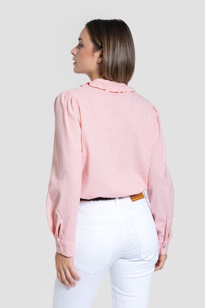 Blusa Cuadros Vichy Maquillaje