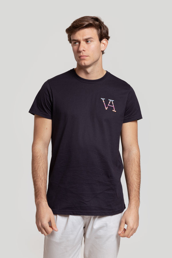Ethnic logo t-shirt -26 s/s-0.33613 - NAVY