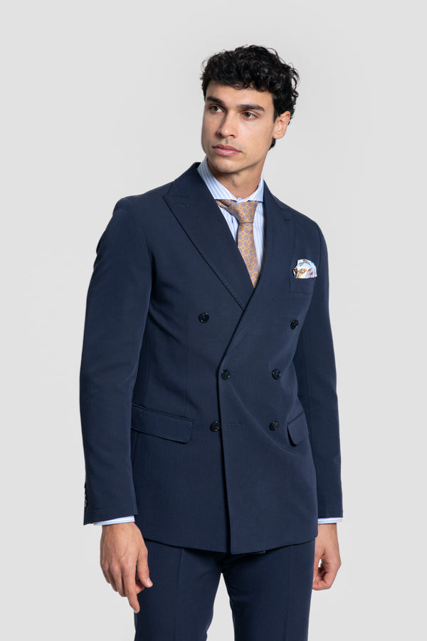 Traje Cruzado Azul