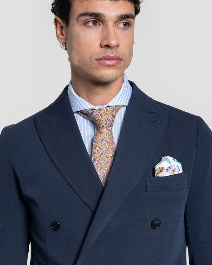 Traje Cruzado Azul