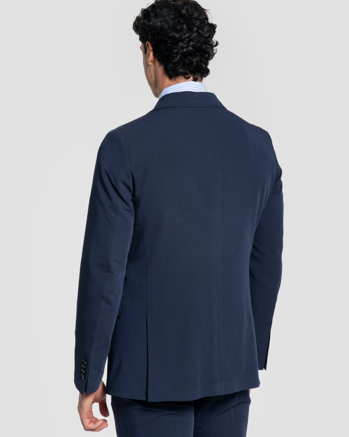 Traje Cruzado Azul