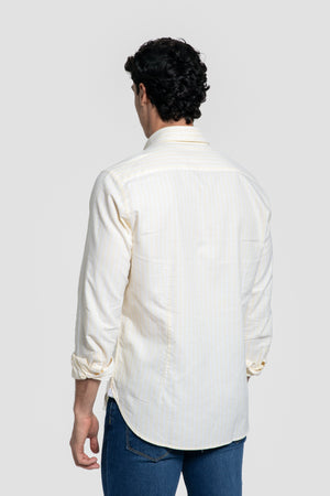 Camisa Sport de Rayas Amarillas