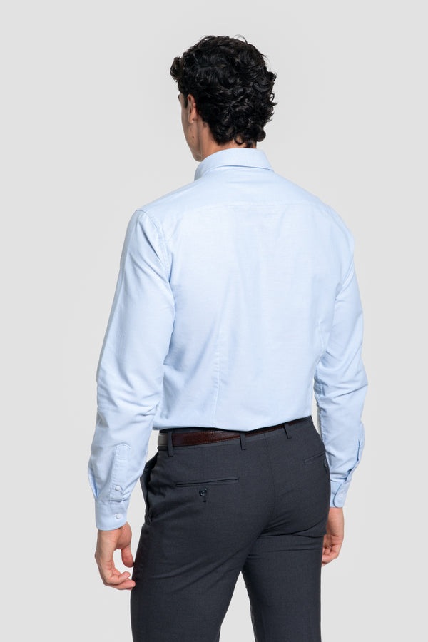 Camisa Celeste de Vestir