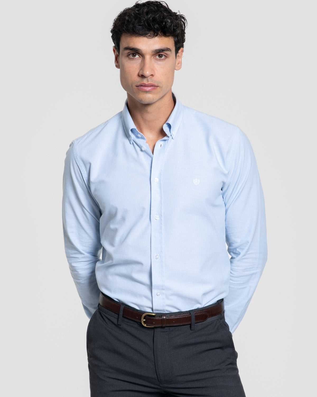 Camisa Celeste de Vestir