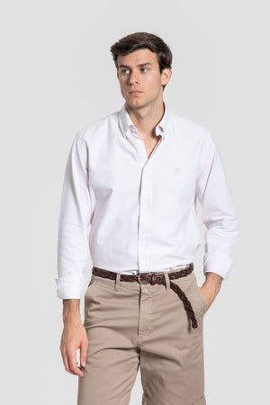 Camisa Rayas Camel