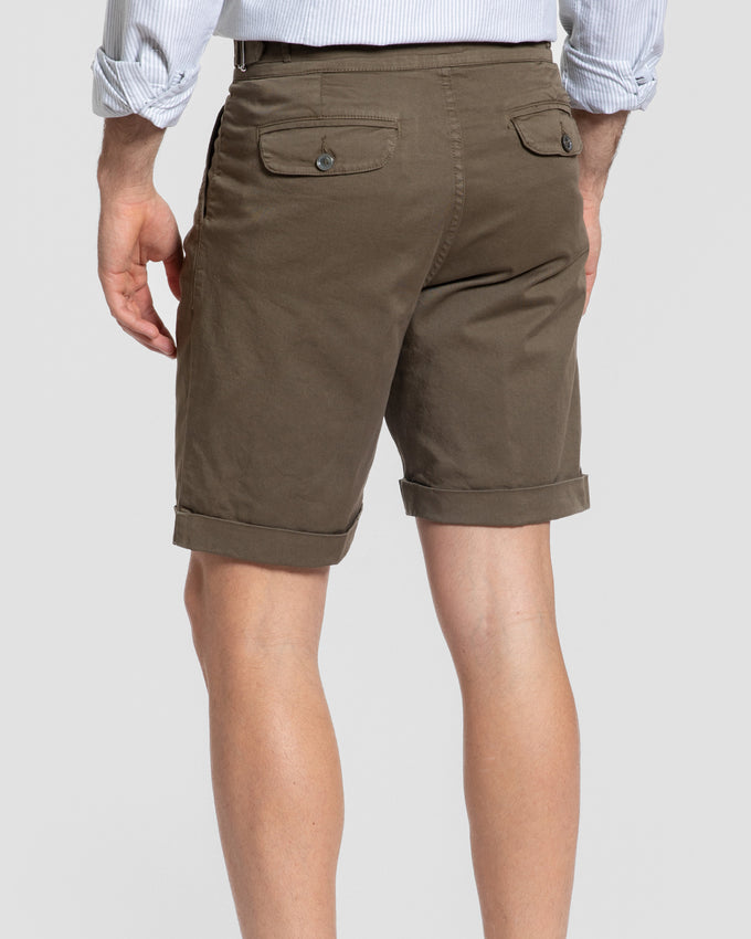 Bermudas com Fivela Cáqui