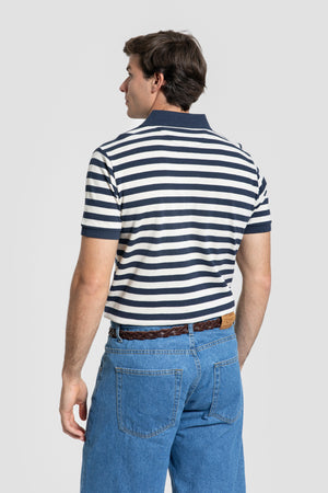Polo Rayas Marino