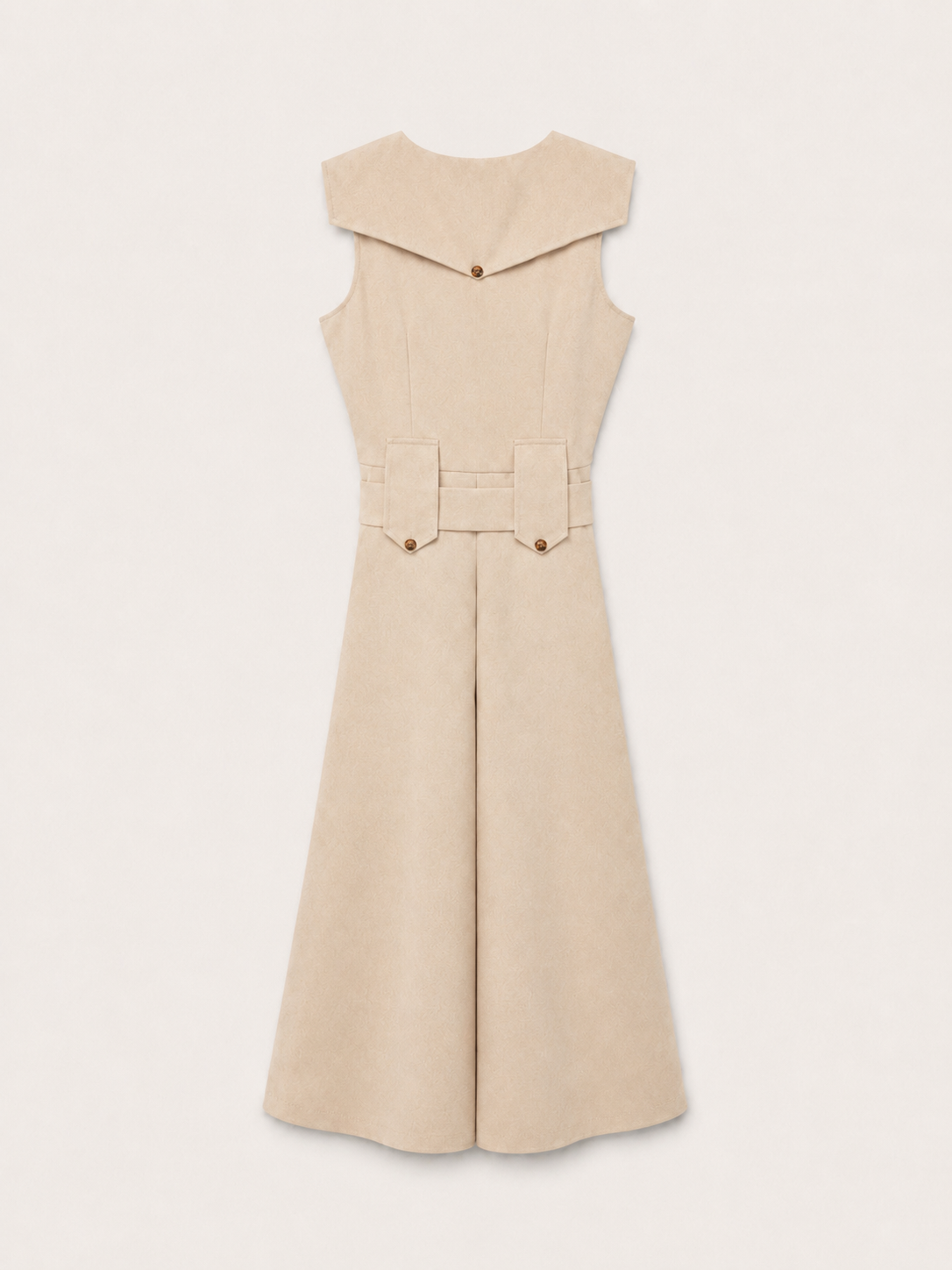 Vestido Midi Beige