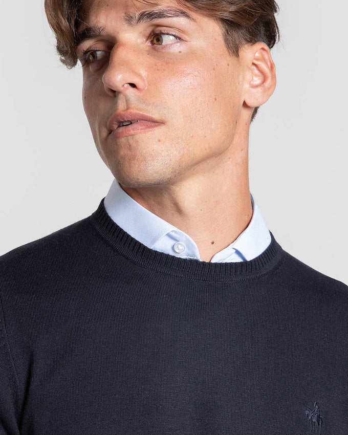 Jersey Cuello Redondo Caballo Marino