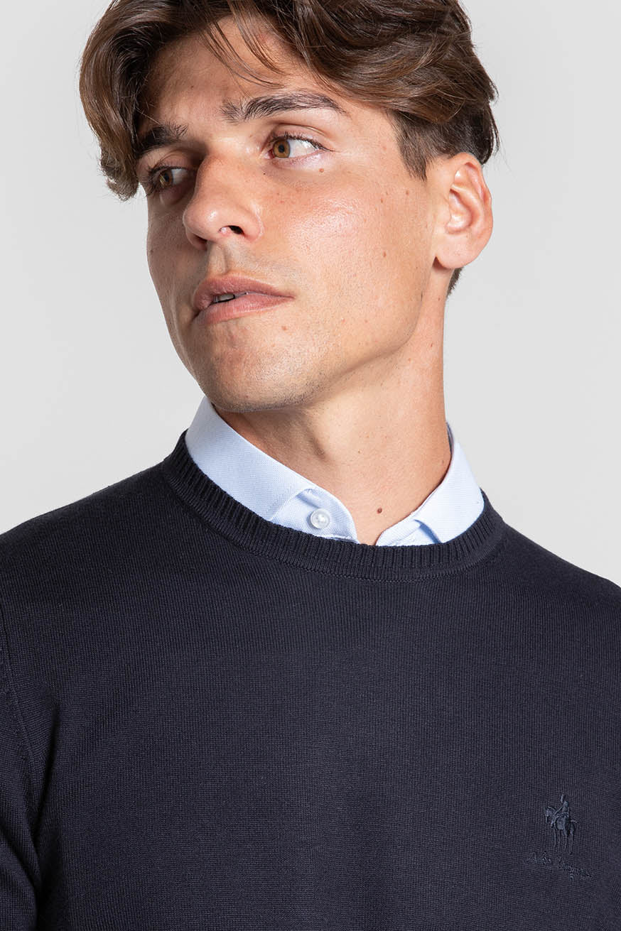 Jersey Cuello Redondo Caballo Marino