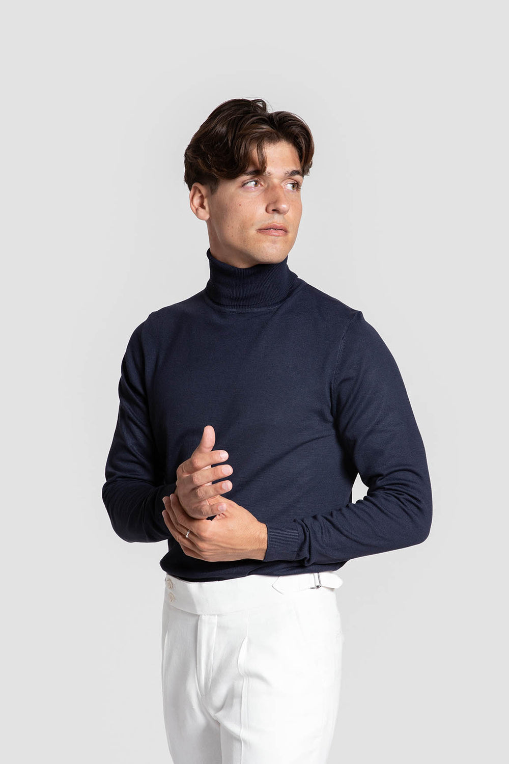 Jersey Cuello Vuelto Marino