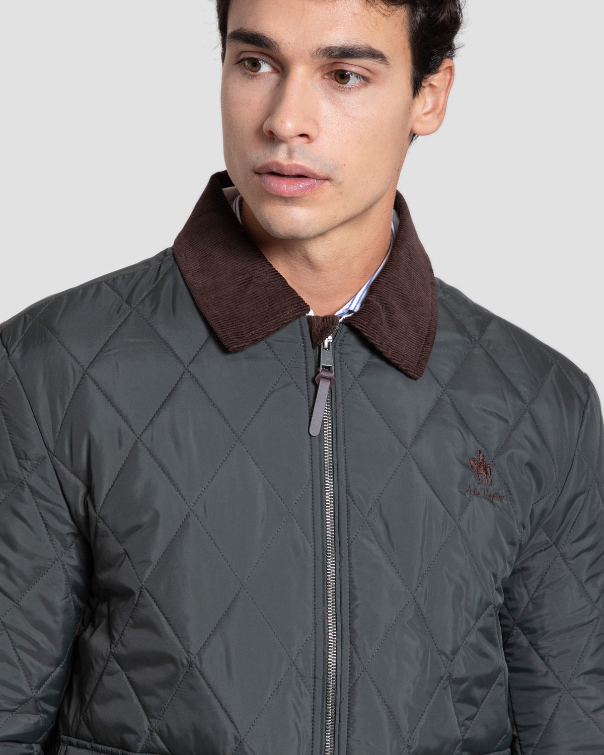 Parka Acolchada Cuello Pana