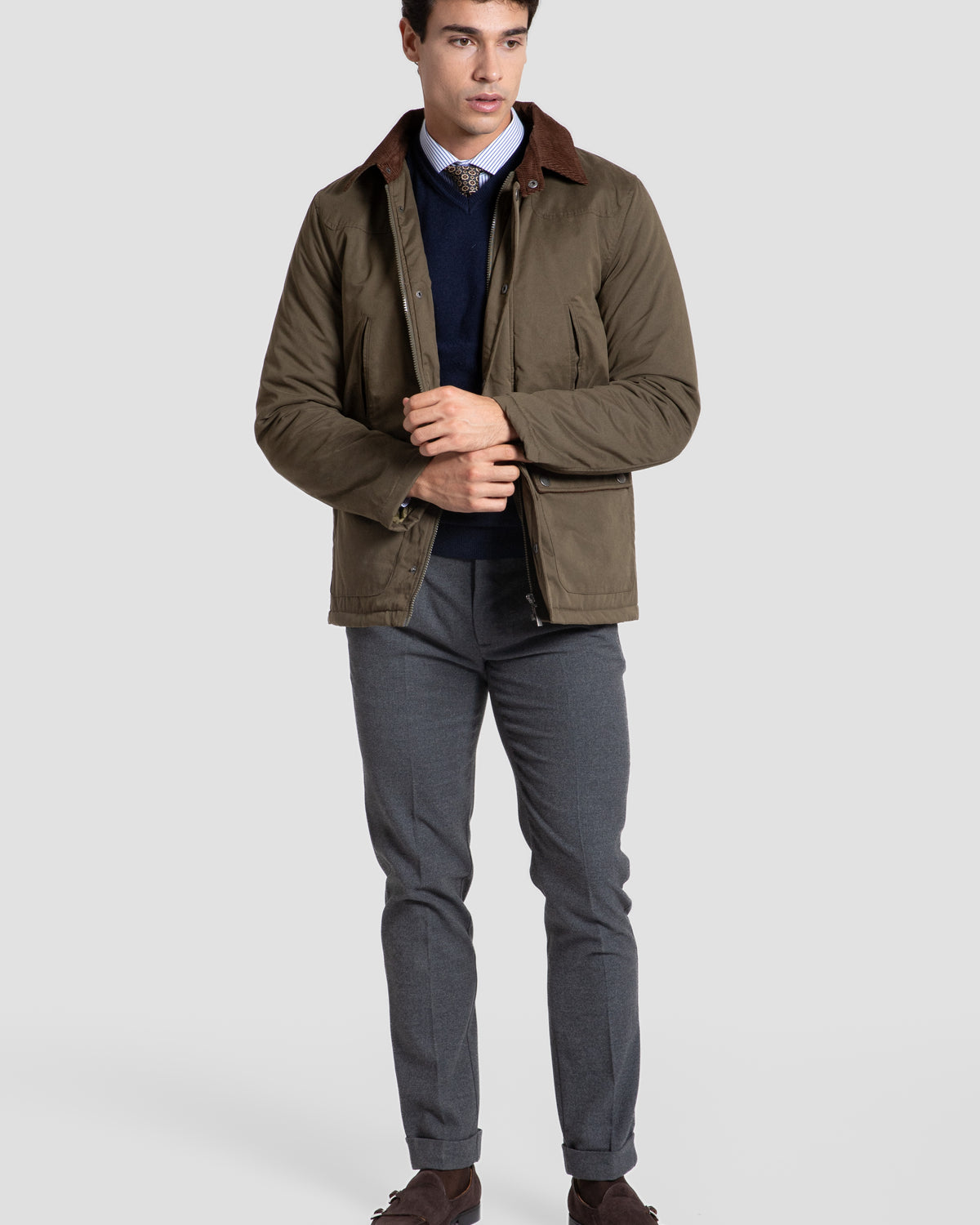 Parka Kaki Cuello Micropana