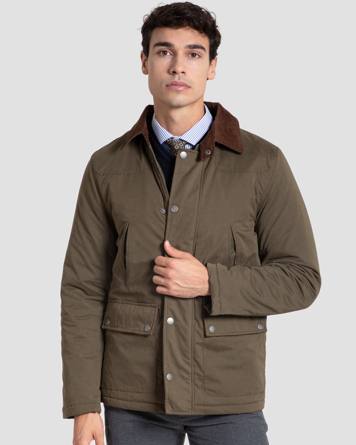 Parka Kaki Cuello Micropana