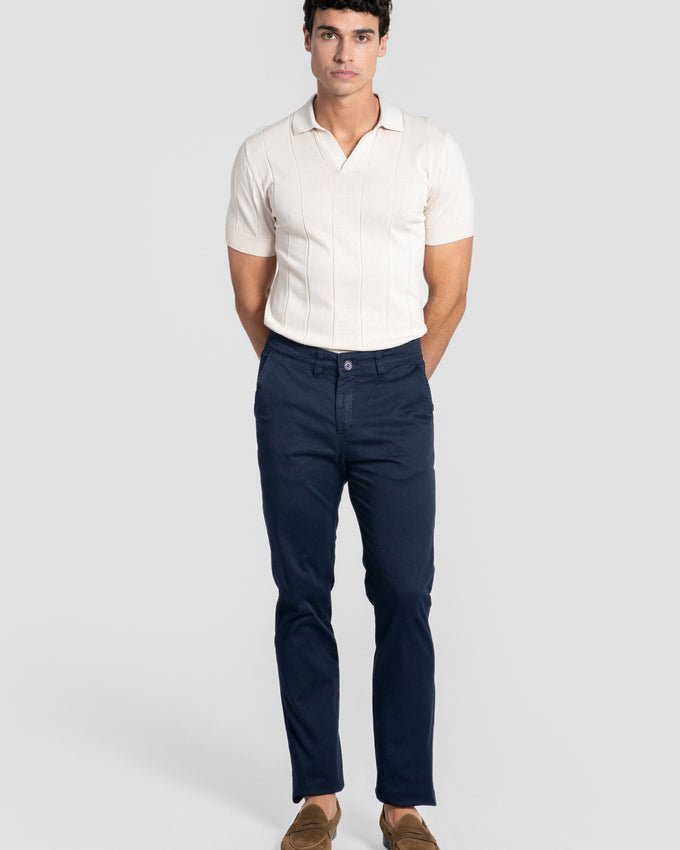 Pantalón Chino Azul Marino Hombre