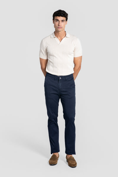 Pantalón Chino Azul Marino Hombre