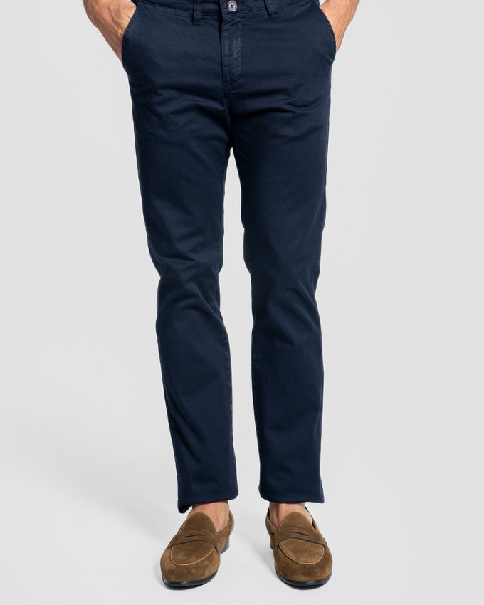 Pantalón Chino Azul Marino Hombre