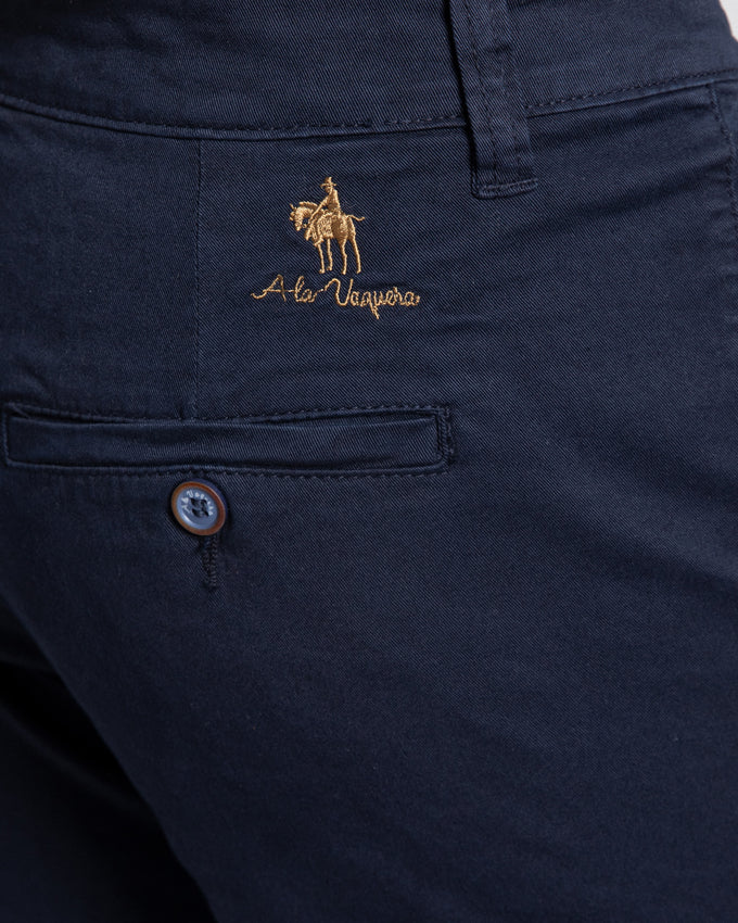 Pantalón Chino Azul Marino Hombre
