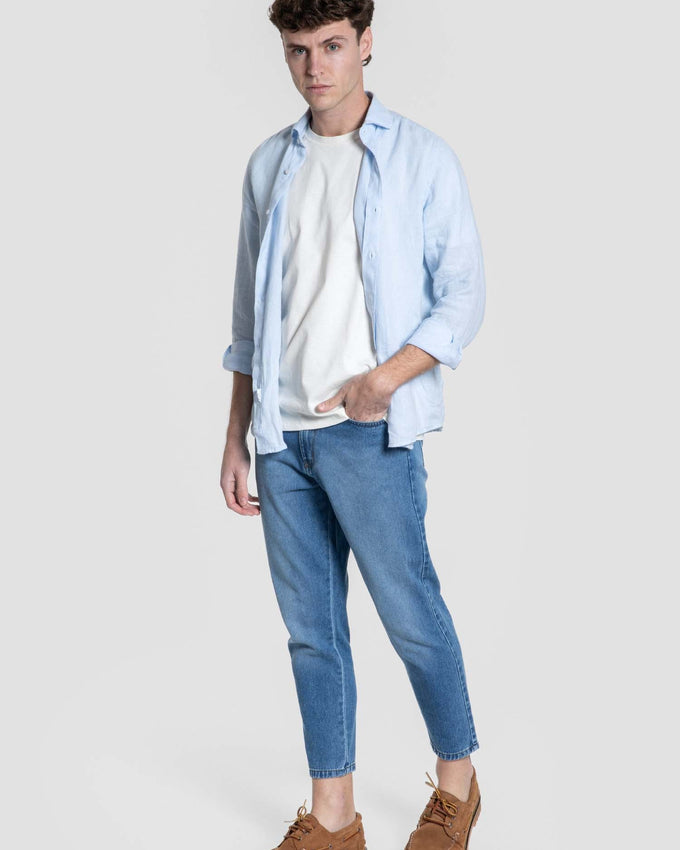 Pantalón vaquero sport ácido